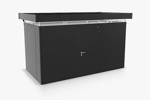 Biohort Zahradní domek BIOHORT Casanova 430 × 230 cm (tmavě šedá metalíza) Orientace dveří vpravo