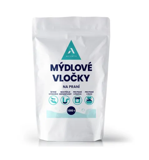 Autentis Mýdlové vločky na praní 1000 g