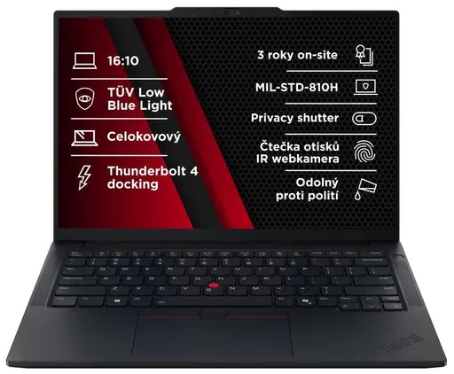 LENOVO NTB ThinkPad E14 G7 - Ultra5 225U, 14" WUXGA, 16GB, 512SSD, FHD+IRcam, W11P