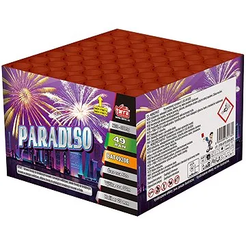 TARRA pyrotechnic Baterie výmetnic - paradiso, 49 ran, 8/1 (BAT4920E)
