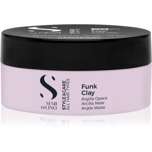 Alfaparf Milano Semi di Lino Style&Care Funk Clay modelovací hlína pro definici a tvar 90 ml