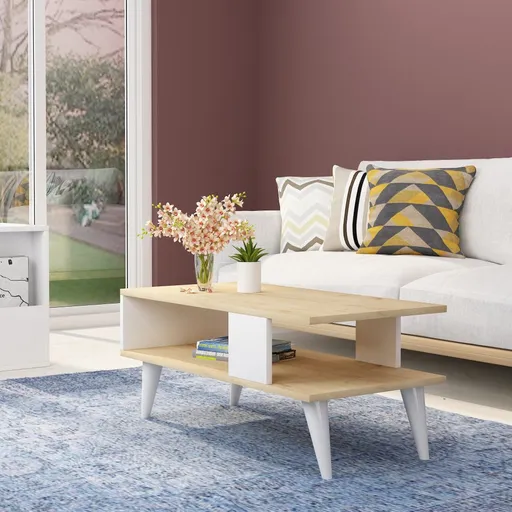 Konferenční stolek Ayca - Sapphire, White