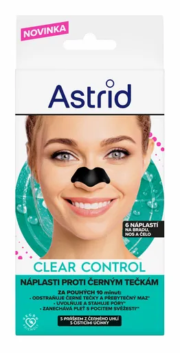 Astrid Náplasti proti černým tečkám Clear Control 6 ks