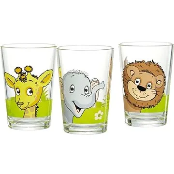 Flirt by R&B Sklenice dětská Zvířátka 200 ml 3 ks (22557)