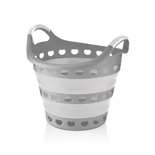 Skládací koš na čisté prádlo KITCHISIMO 14L