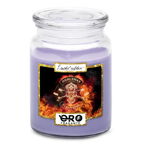 Svíčka Ohni zmar (Vůně svíčky: Levandule)