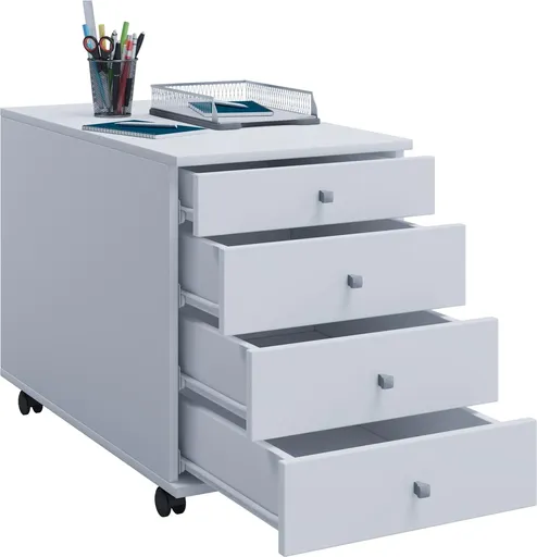 VCM Mobilní zásuvkový kontejner Lona Maxi, bílá