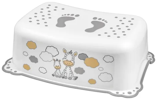 MALTEX Stupínek protiskluzový Zebra - White/Grey