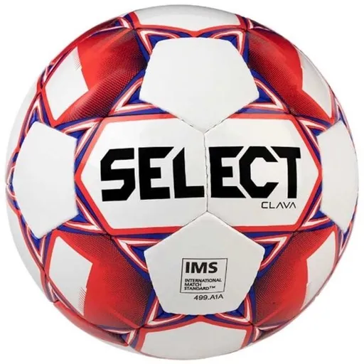 Select FB CLAVA Fotbalový míč, bílá, velikost