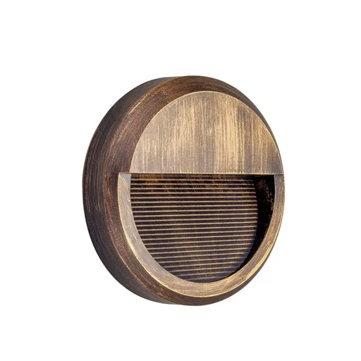 ACA Lighting LED venkovní nástěnné svítidlo rezavá 230V IP65 8W 3.000K 430lm SLIM12R