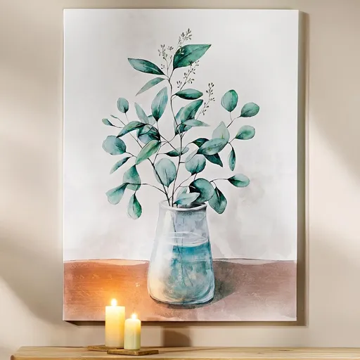 Weltbild Nástěnný obraz Eukalyptus ve váze