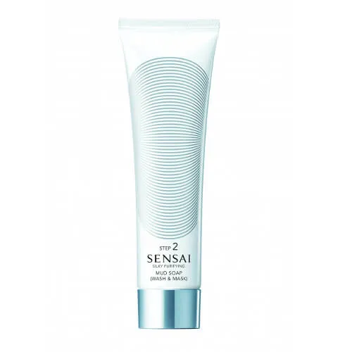 Sensai Pleťové mýdlo a maska 2 v 1 Silky Purifying Step Two (Mud Soap Wash & Mask) 125 ml