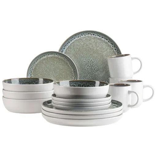 Mäser Jídelní sada nádobí 16 ks MALEA – zelená