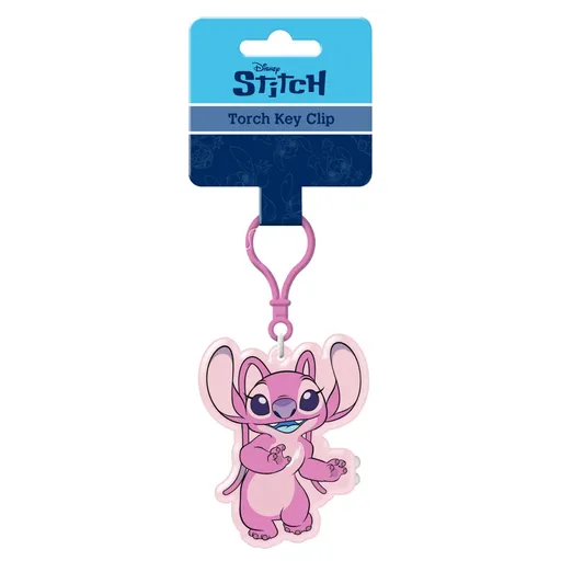 Lilo a Stitch klíčenka se světlem - Angel