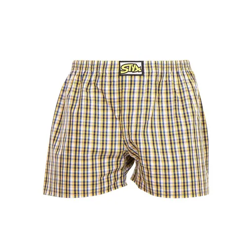 Styx Pánské trenky klasická guma vícebarevné (A107)  M