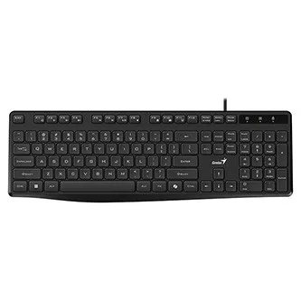 Genius KB-117S COPILOT, klávesnice CZ/SK, klasická, drátová (USB), černá