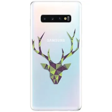 iSaprio Deer Green pro Samsung Galaxy S10+ (deegre-TPU-gS10p)