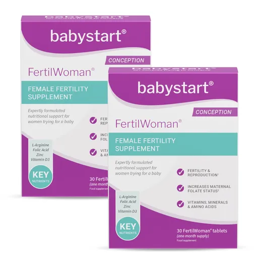 Babystart FertilWoman vitamíny pro ženy s kyselinou listovou 30 tbl. 2 balení: 2x 30 tablet