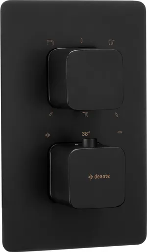DEANTE Therm černá Vnější prvek, pro termostatický BOX BXY_NECT