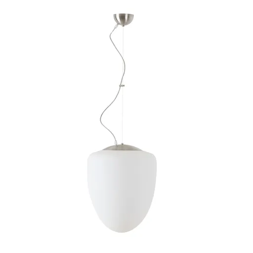 OSMONT AST60934 ASTRA L závěsné skleněné svítidlo nerez broušená / bílá IP40 4000 K 27W LED DALI