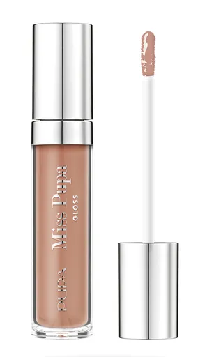 PUPA Milano Třpytivý lesk na rty Miss Pupa Gloss (Ultra Shine Gloss Instant Volume Efect) 5 ml 403 Nude Obsession