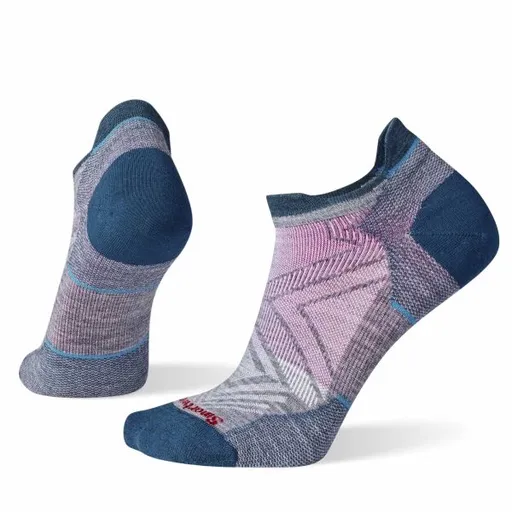 Smartwool RUN ZERO CUSHION LOW ANKLE SOCKS W Dámské běžecké ponožky, šedá, velikost