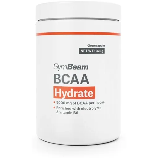 GymBeam BCAA HYDRATE 375 G ZELENÉ JABLKO Doplněk stravy, , velikost 375 G