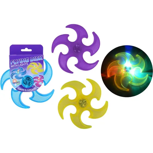 Letající disk svítící