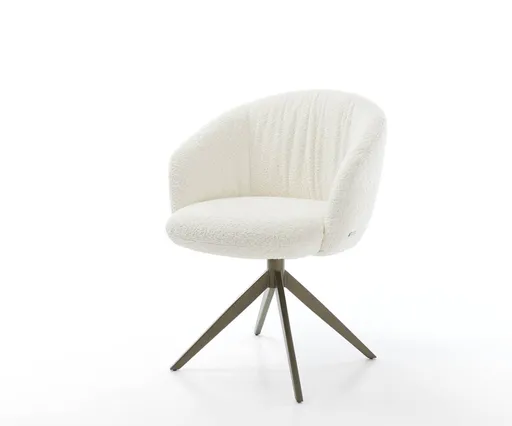 Jídelní židle Caja-Flex s područkami křížová podnož široká kov