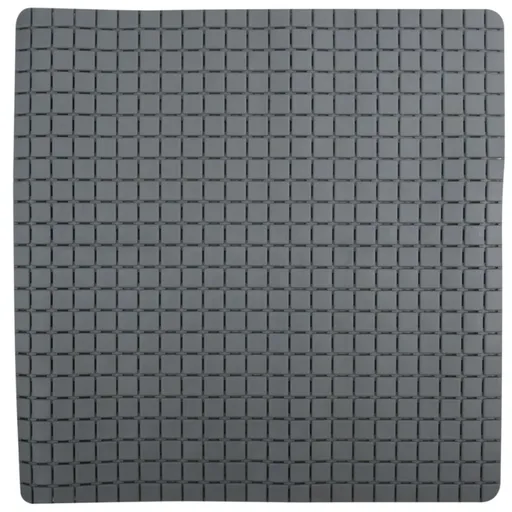 Spirella Protiskluzová podložka do sprchy QUADRO Premium, šedá, 54 x 54 cm
