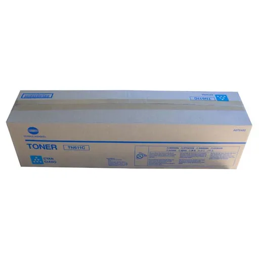 KONICA MINOLTA TN-611 C - originální toner, azurový, 27000 stran