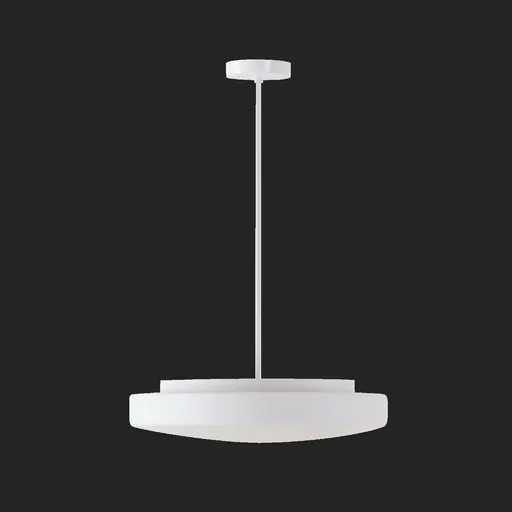 OSMONT EDN61210 EDNA P5 závěsné skleněné svítidlo bílá IP40 3000 K 33W LED DALI