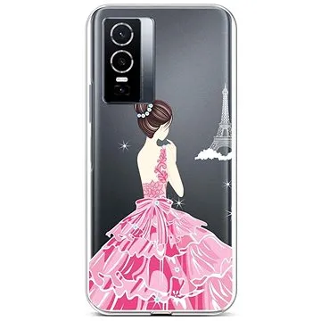 TopQ Kryt Vivo Y76 5G silikon Pink Princess 72470 (Sun-72470)