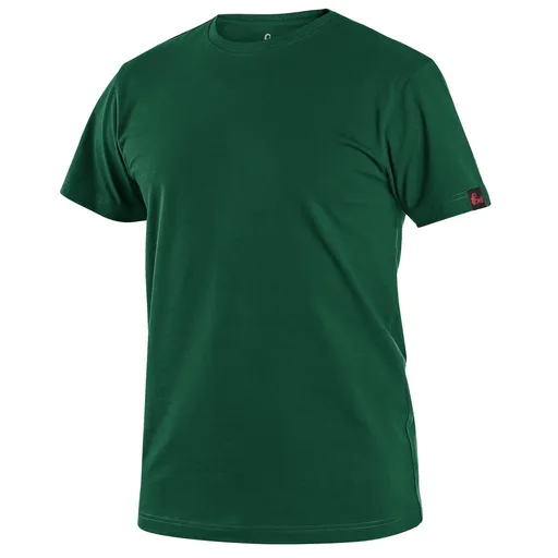 Canis (CXS) Tričko s krátkým rukávem CXS NOLAN - Lahvově zelená | 3XL