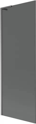 MEXEN/S Next L vanová zástěna FIX 70 x 150, grafit, grafit kartáčovaná 895-070-000-03-40-66