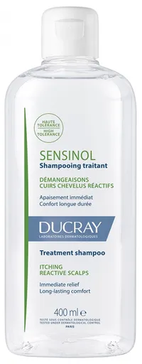 Ducray Šampon pro úlevu od svědění pokožky hlavy Sensinol (Treatment Shampoo) 400 ml