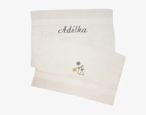 Dětská osuška s výšivkou