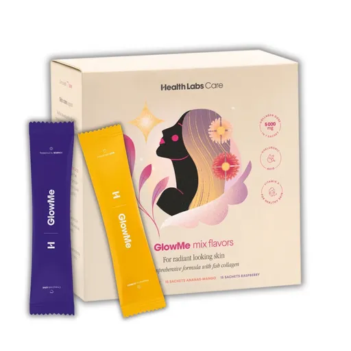 Health Labs Care GlowMe Kolagen 5000 mg ananas-mango/malina 30 sáčků