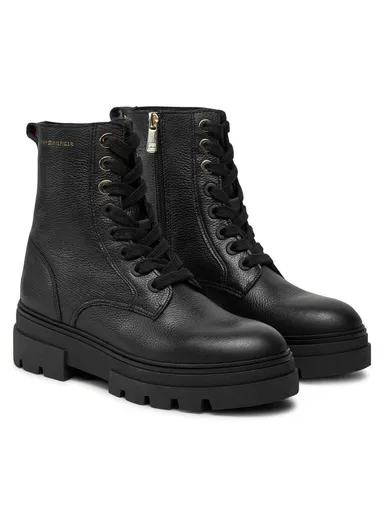 Tommy Hilfiger dámské černé boty FW0FW08160 36