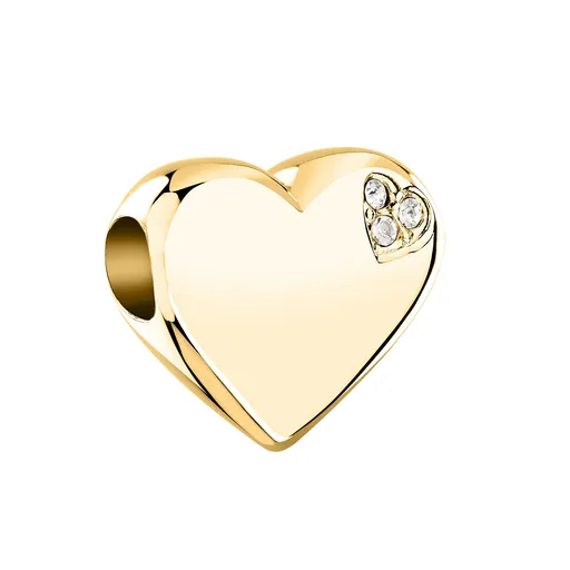 Morellato Srdíčkový pozlacený korálek Drops SCZ1409