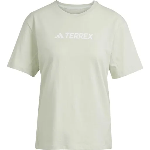 adidas TERREX CLASSIC LOGO Dámské triko, světle zelená, velikost