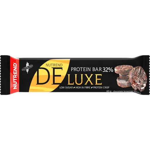 Nutrend DELUXE 60 G ČOKOLÁDOVÉ BROWNIES Proteinová tyčinka, , velikost 60 G