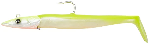 Savage gear gumová nástraha sandeel v2 sinking lemon back 2+1 - 17,5 cm 65 g