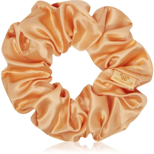Crystallove Mulberry Silk Scrunchie hedvábná gumička do vlasů Peach fuzz 1 ks