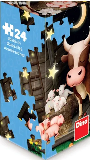 Puzzle Zvířátka na farmě 24 dílků