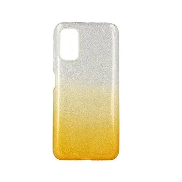 TopQ Xiaomi Redmi Note 10 5G glitter stříbrno-oranžový 60461 (Sun-60461)