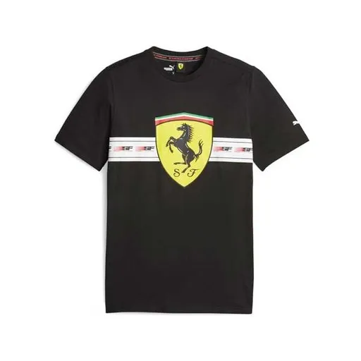 Puma FERRARI RACE TEE Pánské triko, černá, velikost