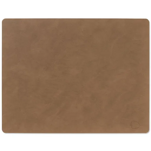 Prostírání SQUARE NUPO 35 x 45 cm, hnědá, kůže, LIND DNA