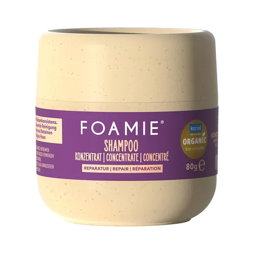 Foamie Repair Concentrate Shampoo šampon na poškozené vlasy 80 g