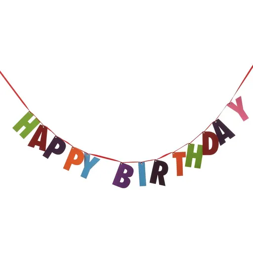 PARTY Girlanda "Happy Birthday"